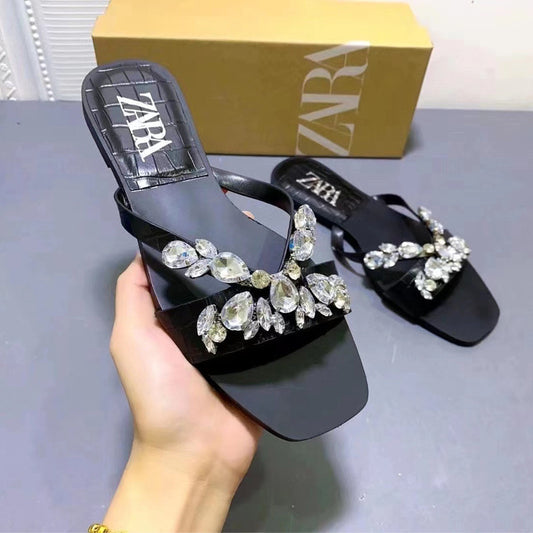 Crystal Embellished Sandals