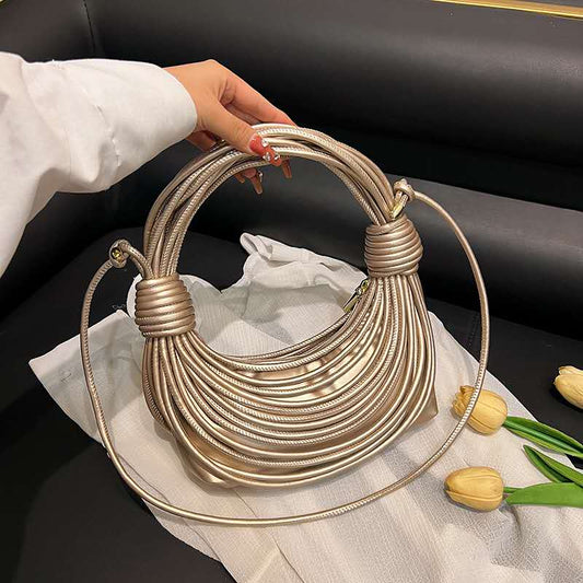 Golden halo shoulder bag