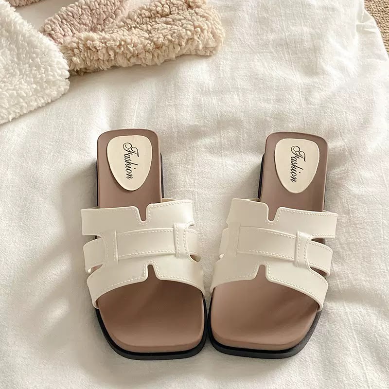 H-Cut Cutout Strap Flat Waterproof Sandal HF