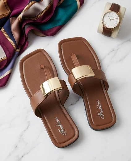 Mira Square Waterproof Flat Sandal BA