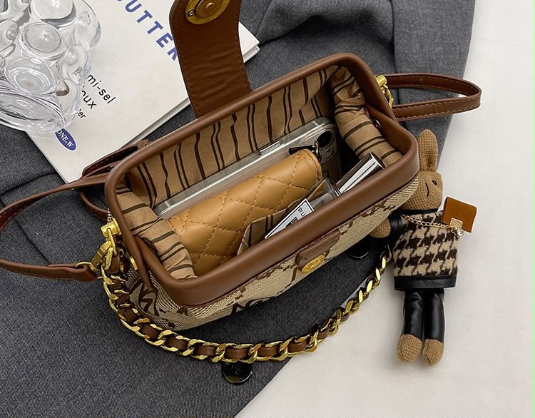 Luxury Printed Mini Crossbody Bag for Women