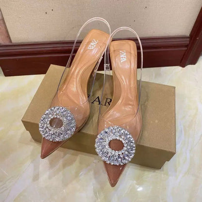 Crystal Slingbacks Heel