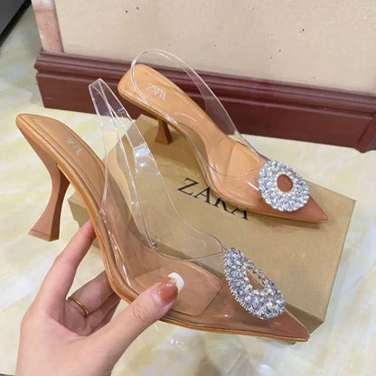 Crystal Slingbacks Heel