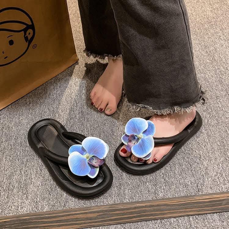Waterproof women's flower slipper