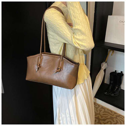 Women's camel shoulder bag