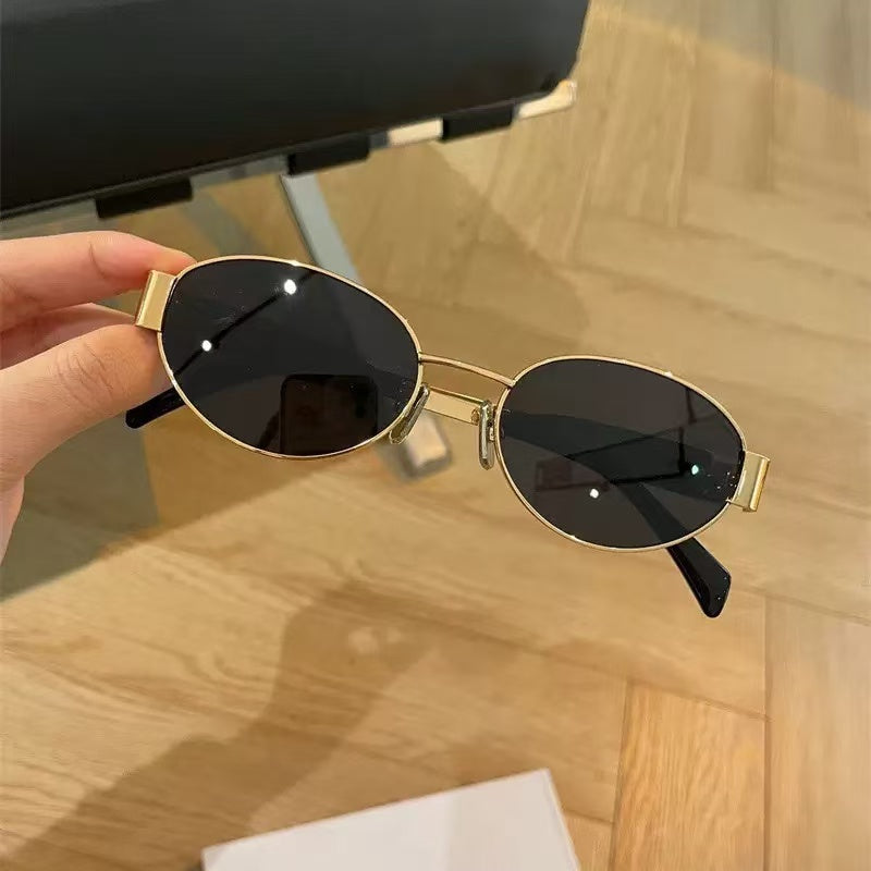Luxury oval sunglass