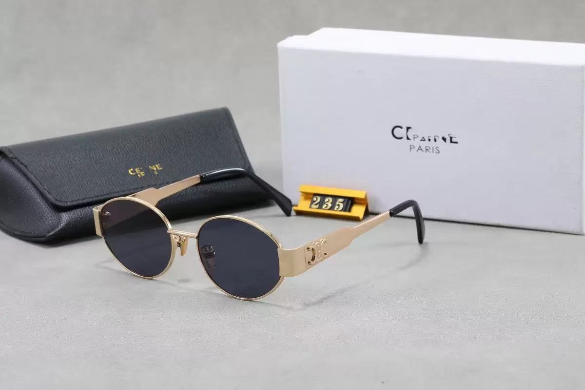 Luxury oval sunglass