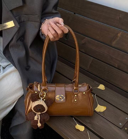 Teddy Luxe Barrel Bag
