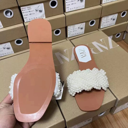 Pearl Embellished Sandal