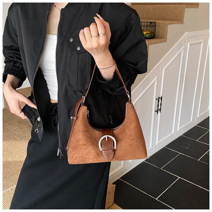 Harlow Buckle Shoulder Bag