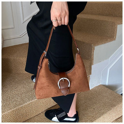 Harlow Buckle Shoulder Bag