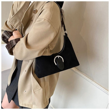 Harlow Buckle Shoulder Bag